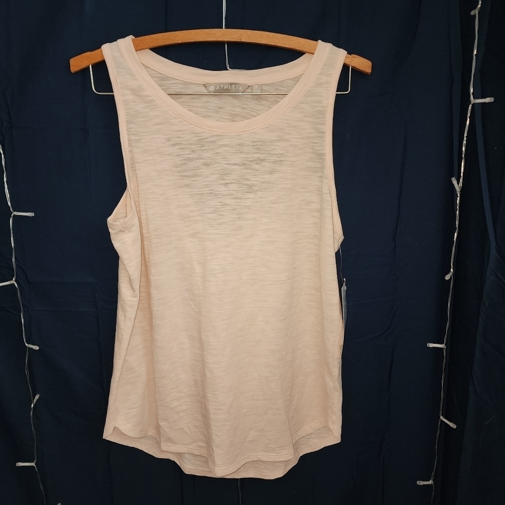 Nwt Athleta womans pink tank top